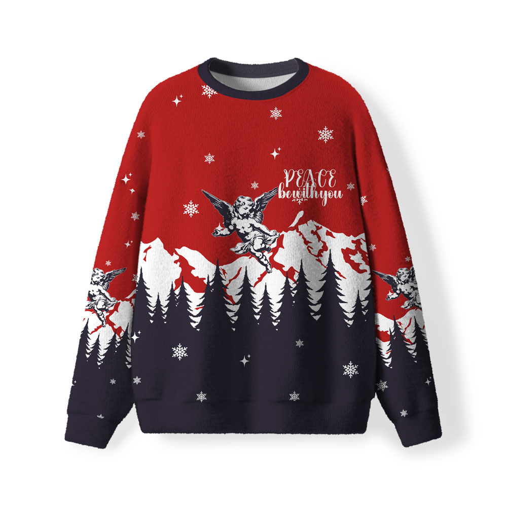 Peace Be With You Christian Lightweight Sweater